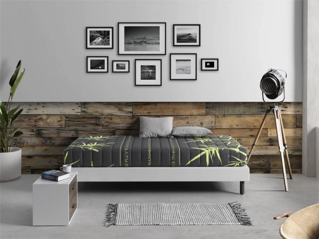 Matelas Mousse 90X140 SPORTY, Épaisseur 24 CM, Ergonomique, Idéal Pour Les Sportifs, Dehoussable – Image 2