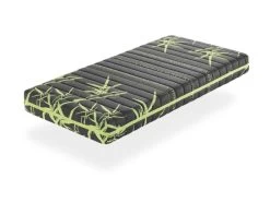Matelas Mousse 100X200 SPORTY, Épaisseur 24 CM, Ergonomique, Idéal Pour Les Sportifs, Dehoussable