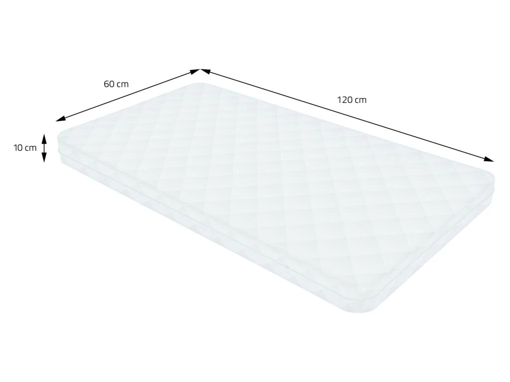 Matelas En Mousse Froide Oeko-Tex 120x60 Cm Déhoussable Lavable Et Respirant ML-DESIGN – Image 5