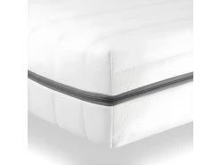 Matelas Ergonomique, 7 Zones, Matelas 70x200, 15cm, Respirant, 2 Degrés De Fermeté, Mousse Froide