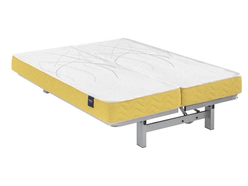 Matelas Clic-clac Mousse Aurore 400 - SOMEO 70+70x190 – Image 8