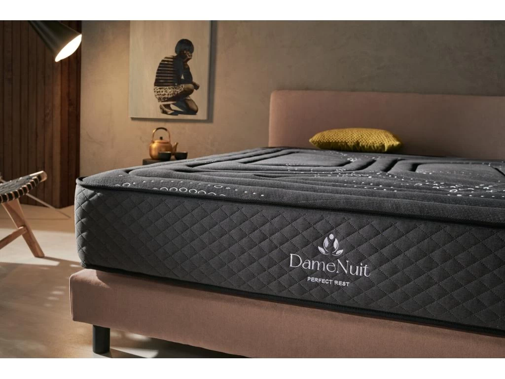 Matelas 160x200 Dame Nuit | Soutien Ferme évolutif | Ressorts Ensachés Deep Spring & Mémoire De Forme Hr | 25cm D'epaisseur – Image 4
