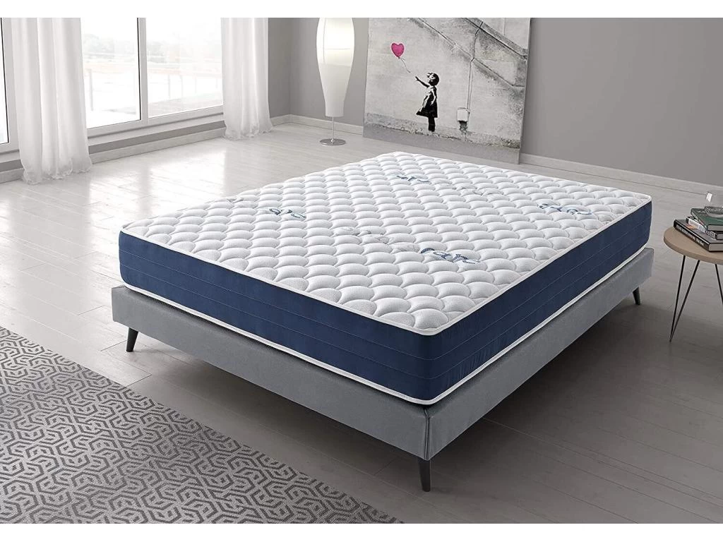 Matelas 140x190 Mousse Real Confort | Mousse à Mémorie De Forme Visco Soft® | épaisseur 25 Cm - Double Face été-hiver – Image 4