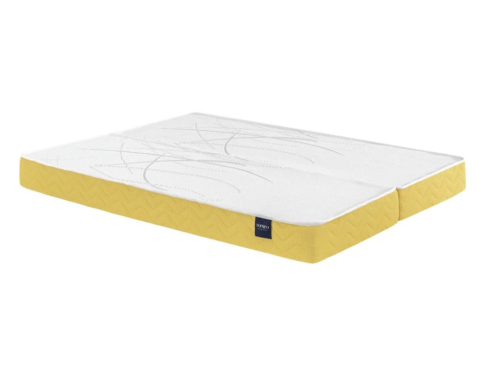 Matelas Clic-clac Mousse Aurore 400 - SOMEO 65+65x190