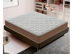 Matelas 1600 Ressorts Ensachés Et Mousse à Mémoire à 9 Zones - 25cm De Hauteur – Orthopédique 140x190 Cm