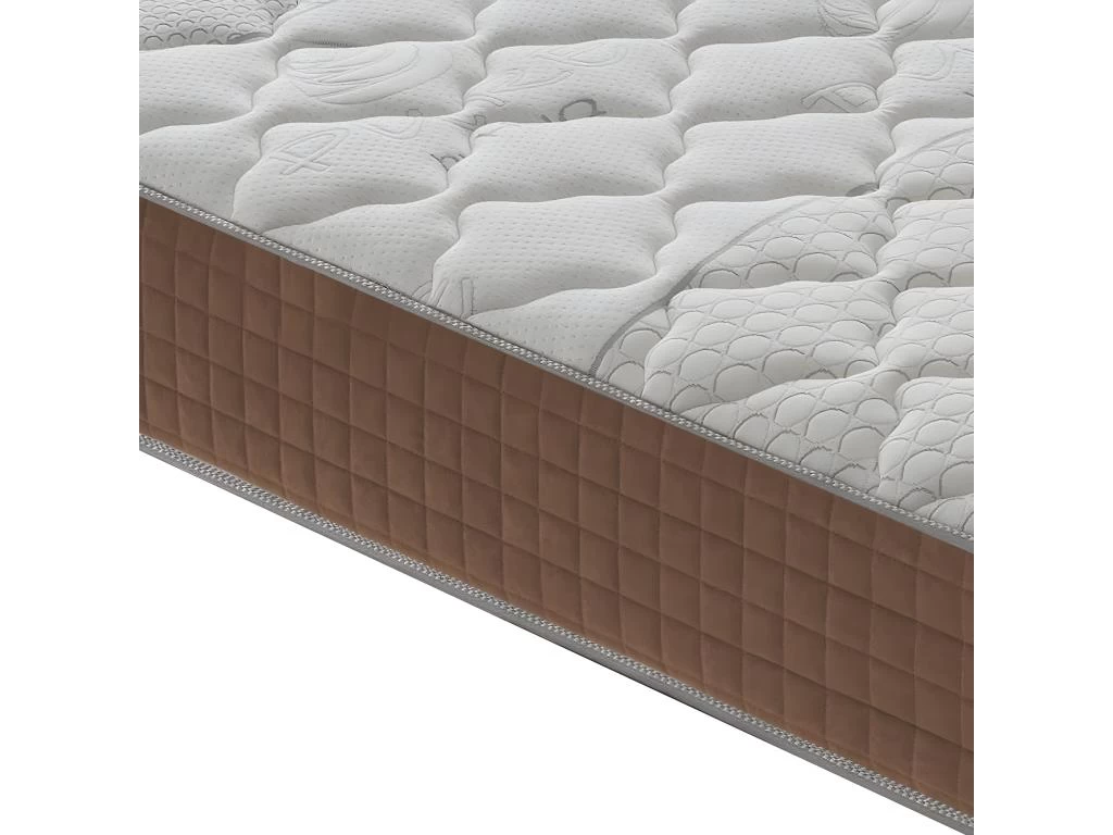 Matelas 1600 Ressorts Ensachés Et Mousse à Mémoire à 9 Zones - 25cm De Hauteur – Orthopédique 140x190 Cm – Image 3