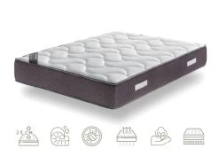Matelas 150X190 Athèrmique 7 Zones Confort Mémoire De Forme 25 CM - GRAFENO DELUXE