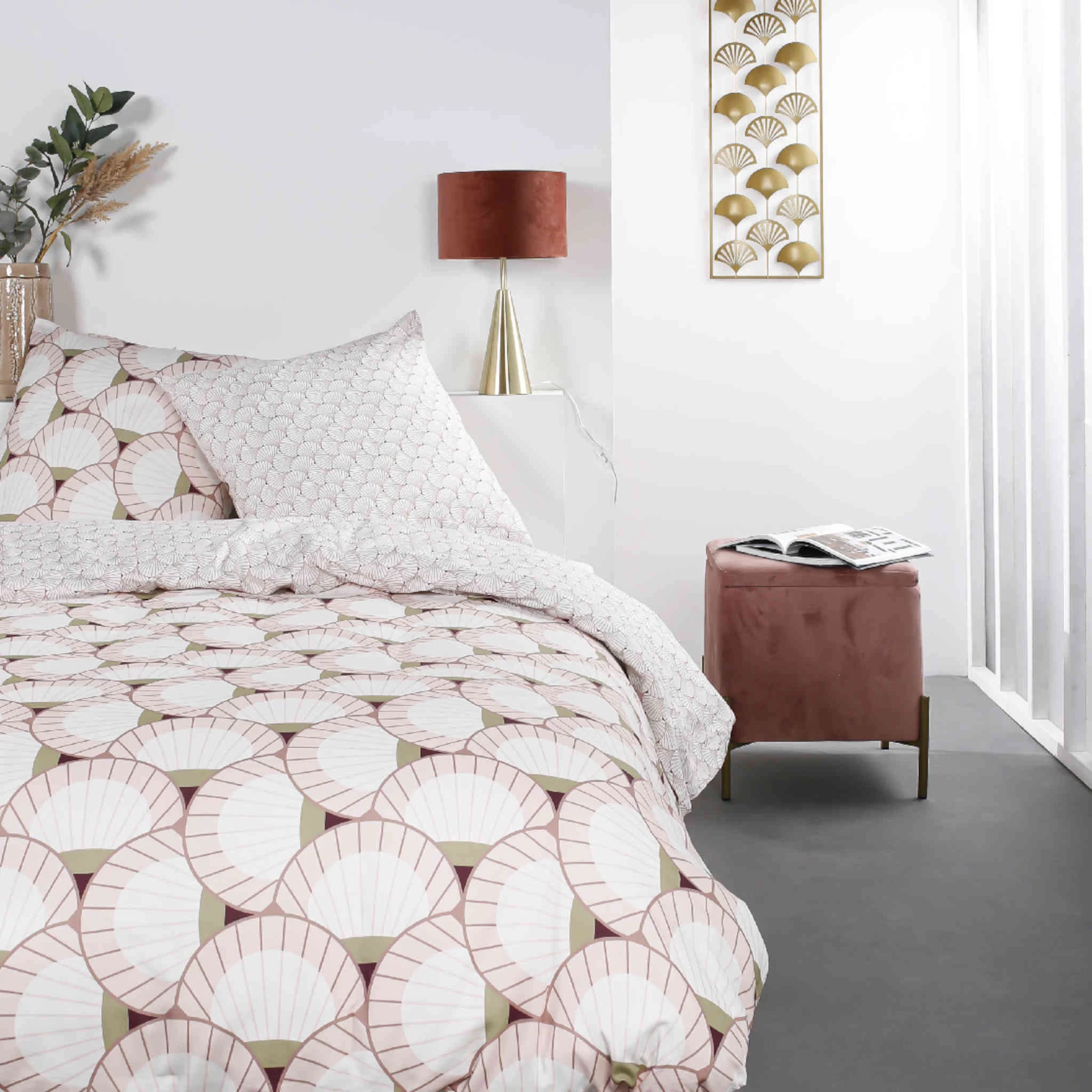 TODAY Parure De Lit Mawira 2.09 Imprimé Blanc Graphique – Image 2