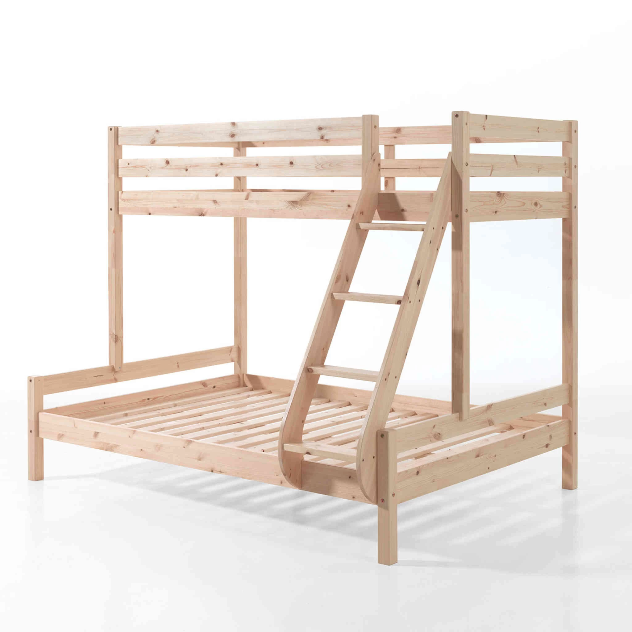 Lit Superposé En Pin Massif Laqué – Image 4