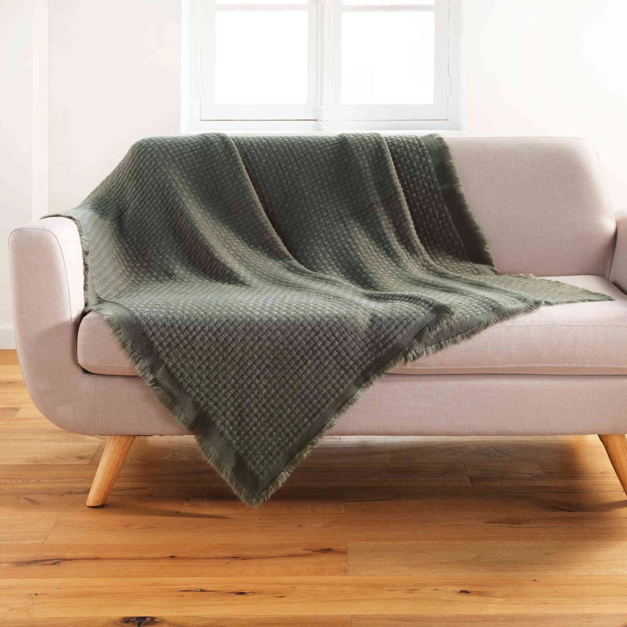 Plaid à Franges Acrylique Coraline 125x150 Cm – Image 8