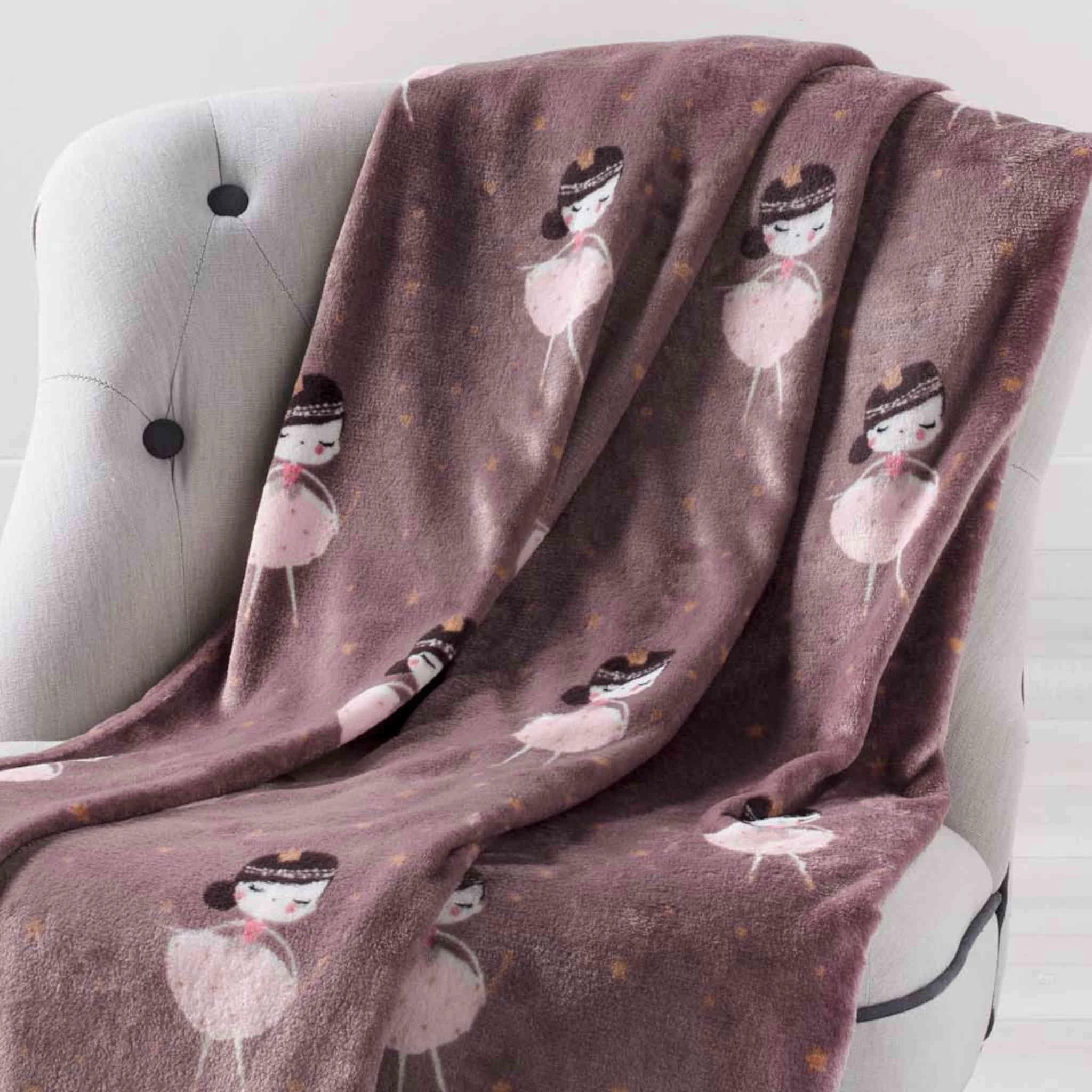 Plaid Enfant Flanelle Petite Princesse 125x150 Cm – Image 2