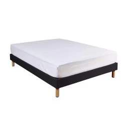 Protège Matelas Anti-acariens Microstop Molleton 100% Coton - Bonnet 27 Cm