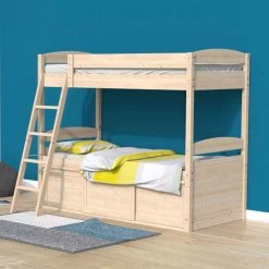 Lit Superposé Séparable En Bois 90x190 - LT14039