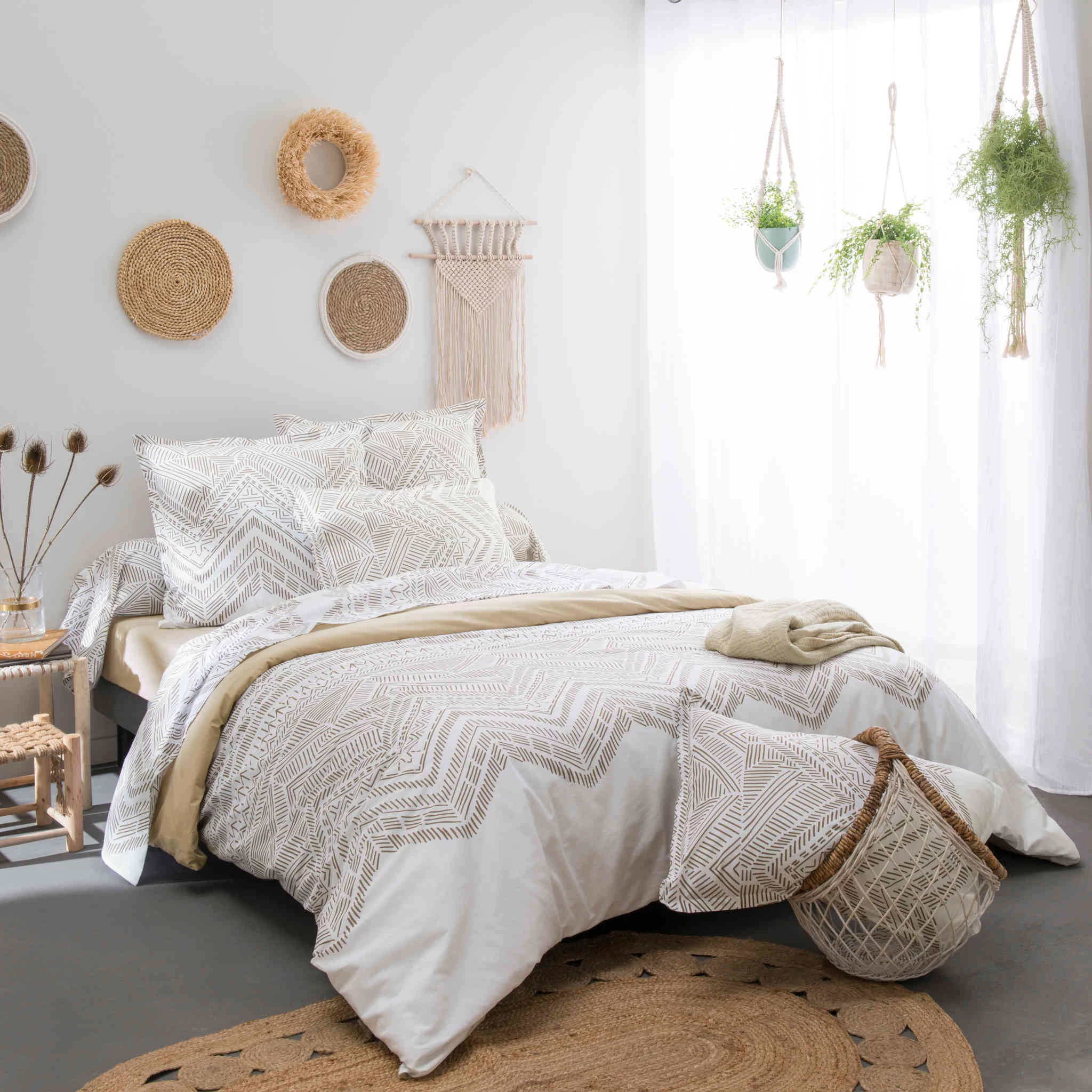 Parure De Lit Ramatuelle Beige - Tradilinge