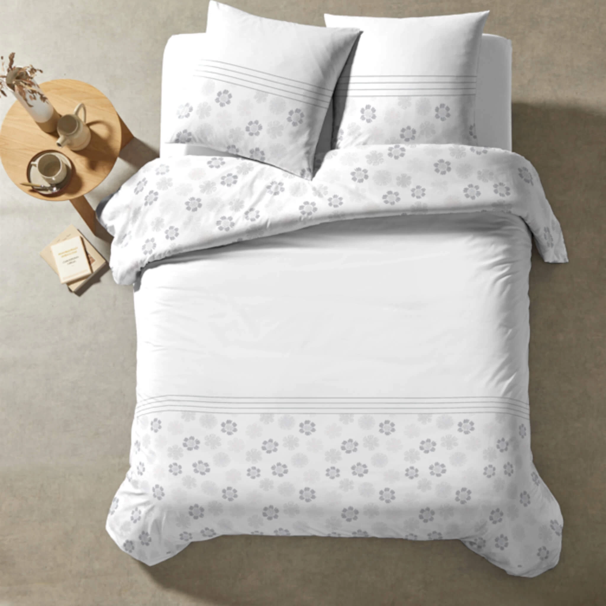 Parure De Lit Reine Blanc – Image 3