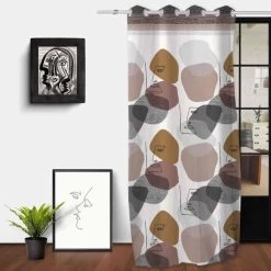 Rideau à œillets Modern 132x250 Cm