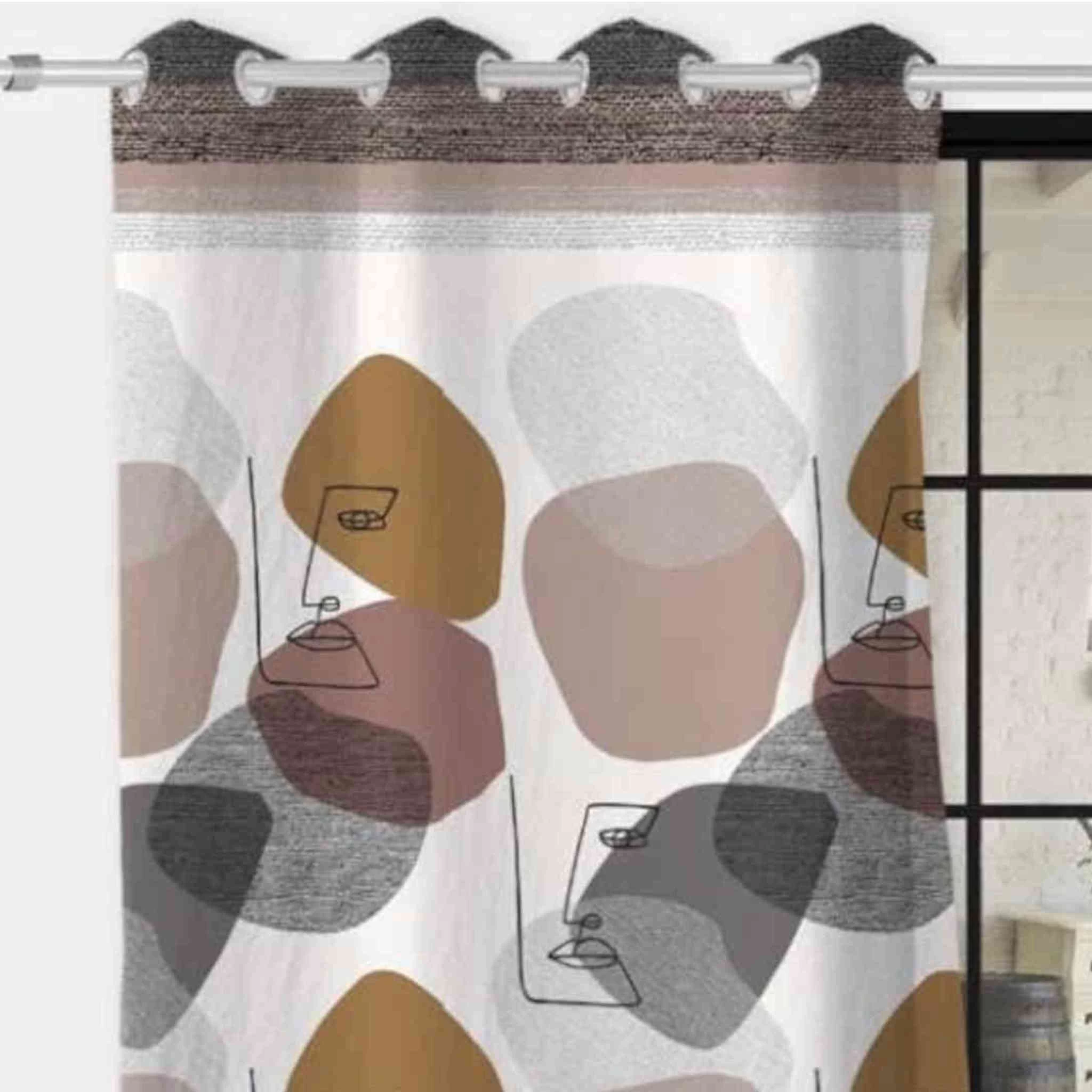 Rideau à œillets Modern 132x250 Cm – Image 2