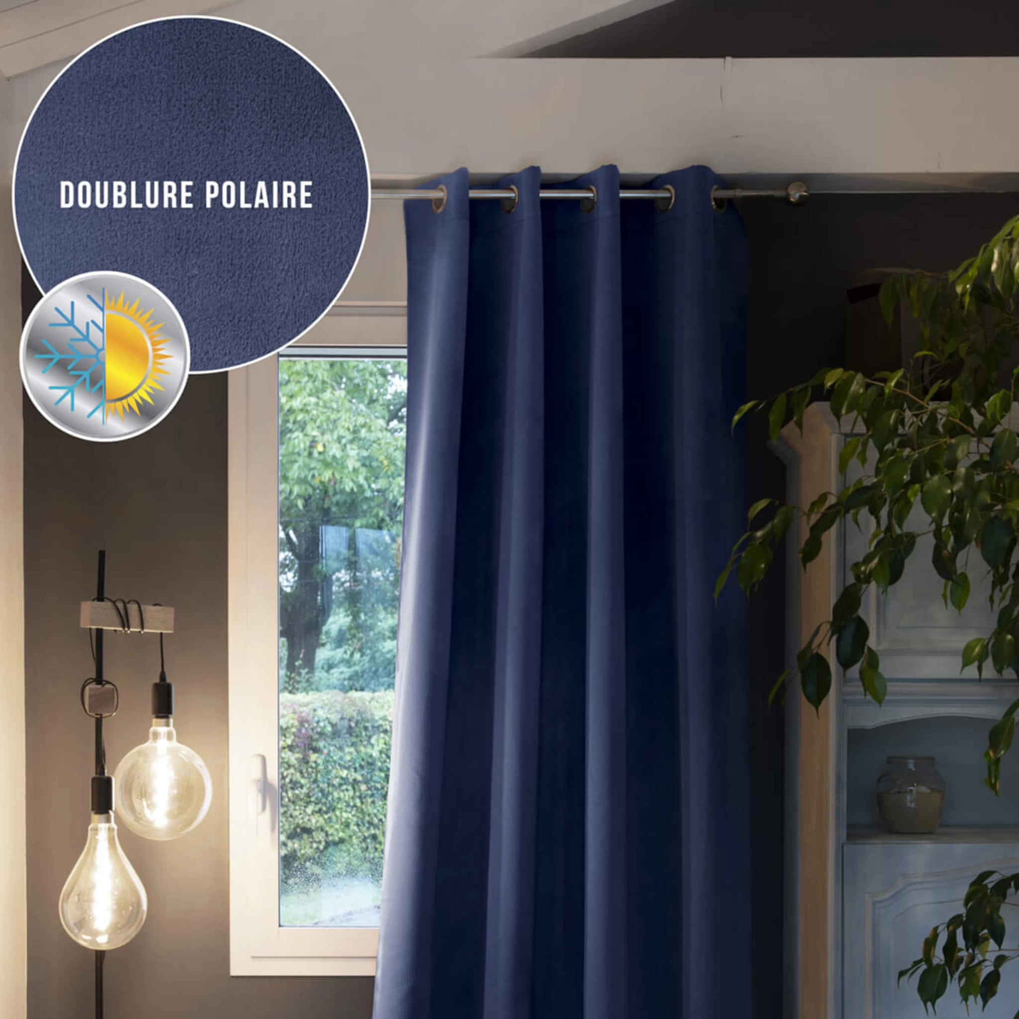 Rideau Occultant Thermique à œillets 140x260 – Image 6