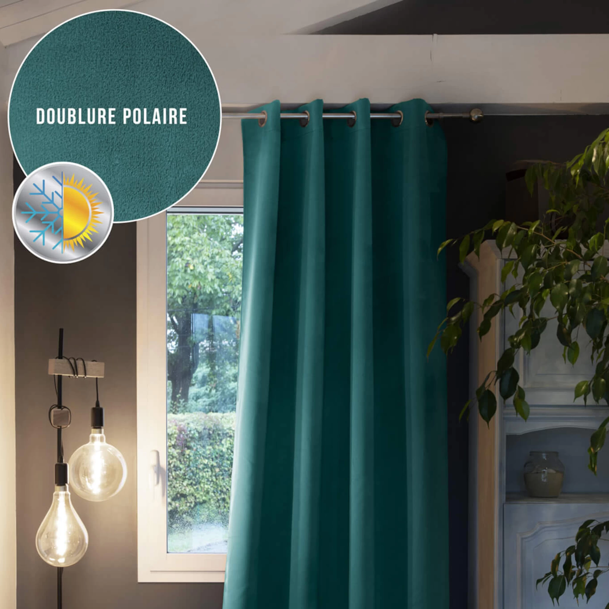 Rideau Occultant Thermique à œillets 140x260 – Image 5