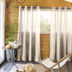 Lot De 2 Rideaux Tamisants à œillets 140x260