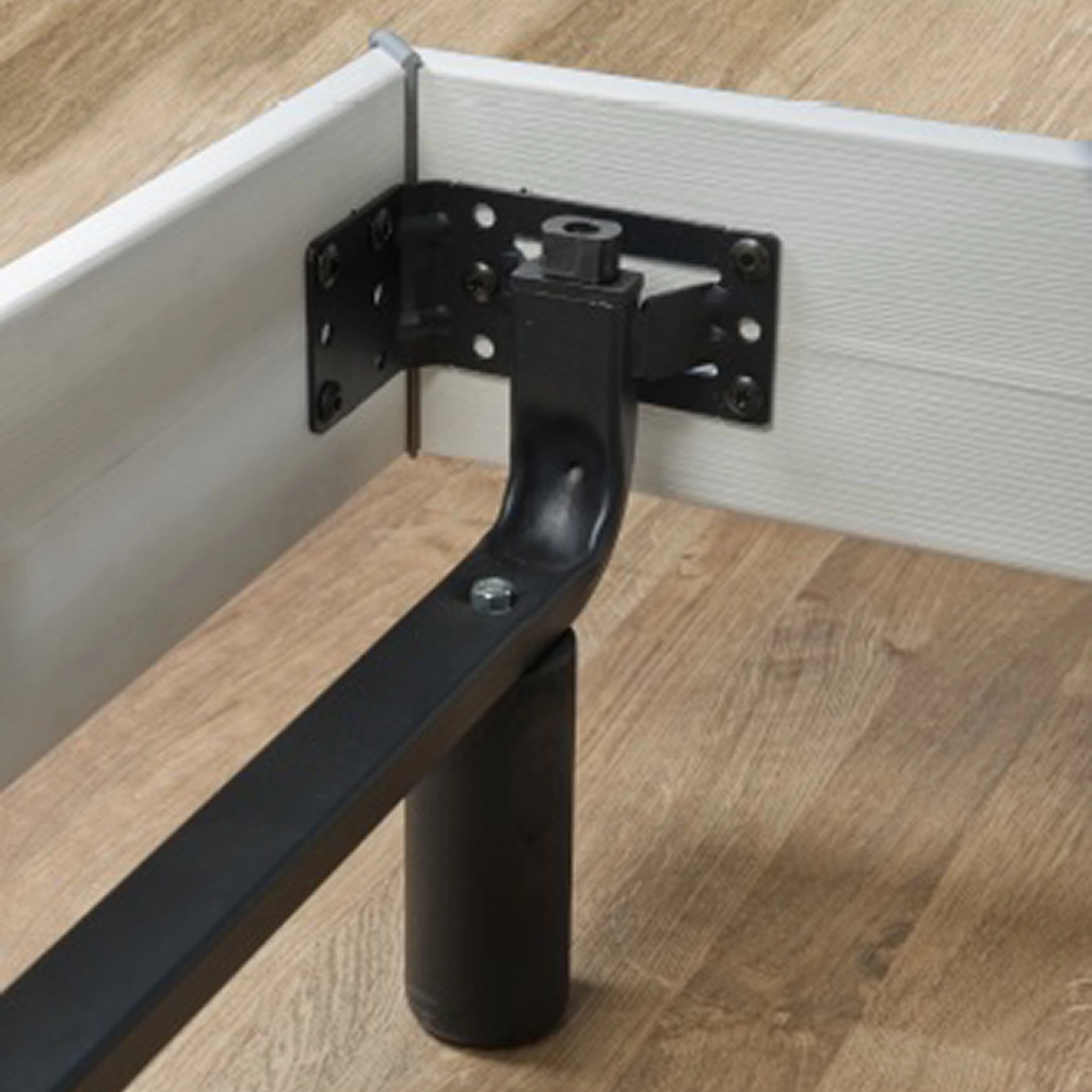 Sommier électrique De Relaxation 140x190 + Tête De Lit Imitation Frêne Blanc – Image 5