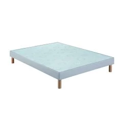 Sommier Déco Merinos Sable 15 Cm Avec Pieds