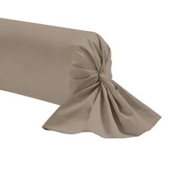 Taie De Traversin Biscuit 100% Coton