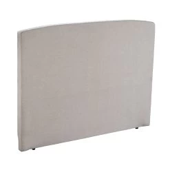 Tête De Lit Déco Galbée Chenillé Lin - Epeda