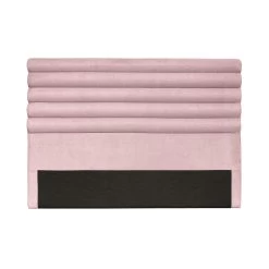 Tête De Lit Déco Tissu Aspect Bombé Vieux Rose