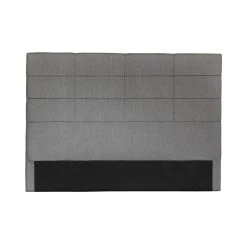 Tête De Lit Déco Aspect Quadrillé Gris