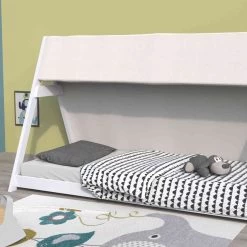 Lit Tipi Enfant En Bois Blanc - LT14005
