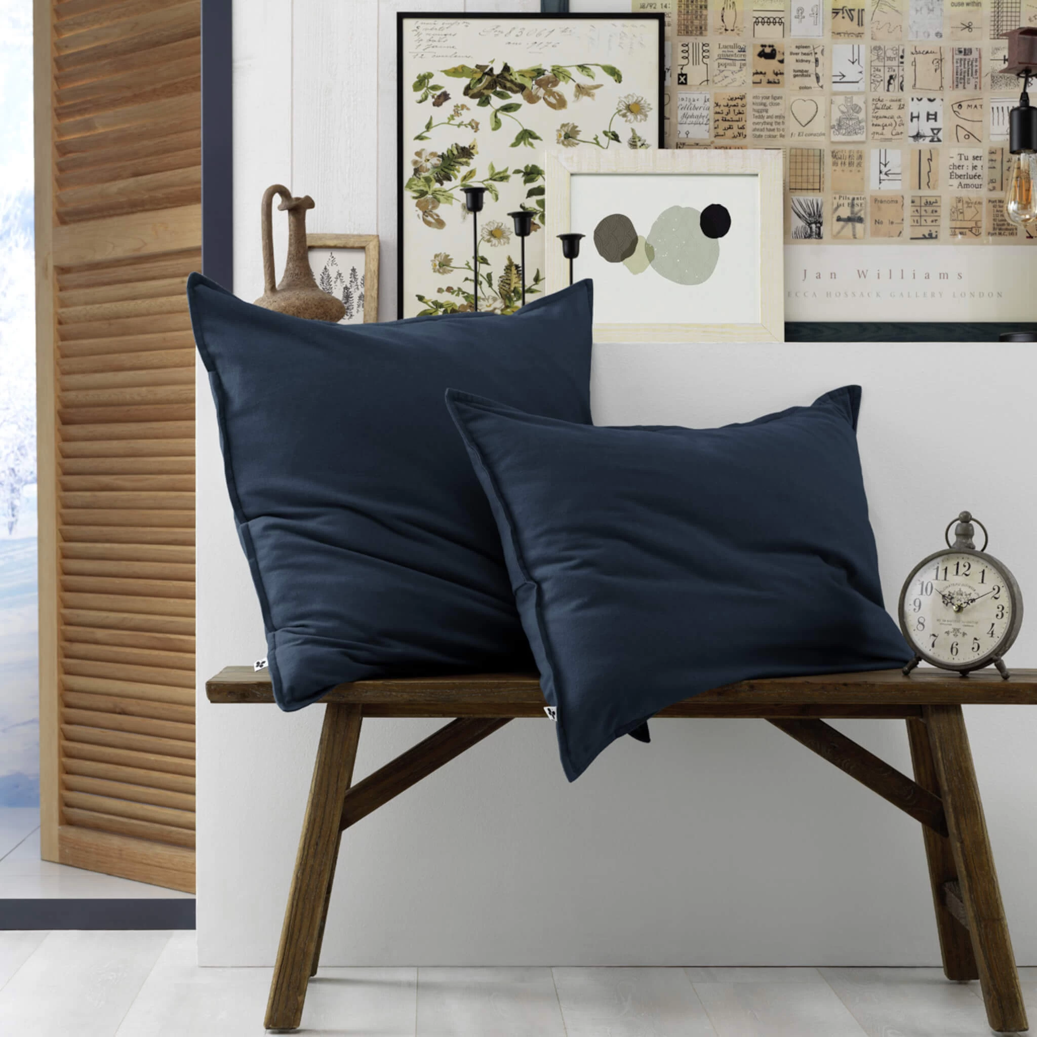 Taie D'oreiller Flanelle Marine – Image 4