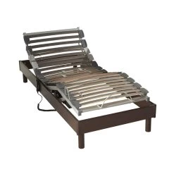 Sommier électrique De Relaxation à Lattes En Bois Wengé
