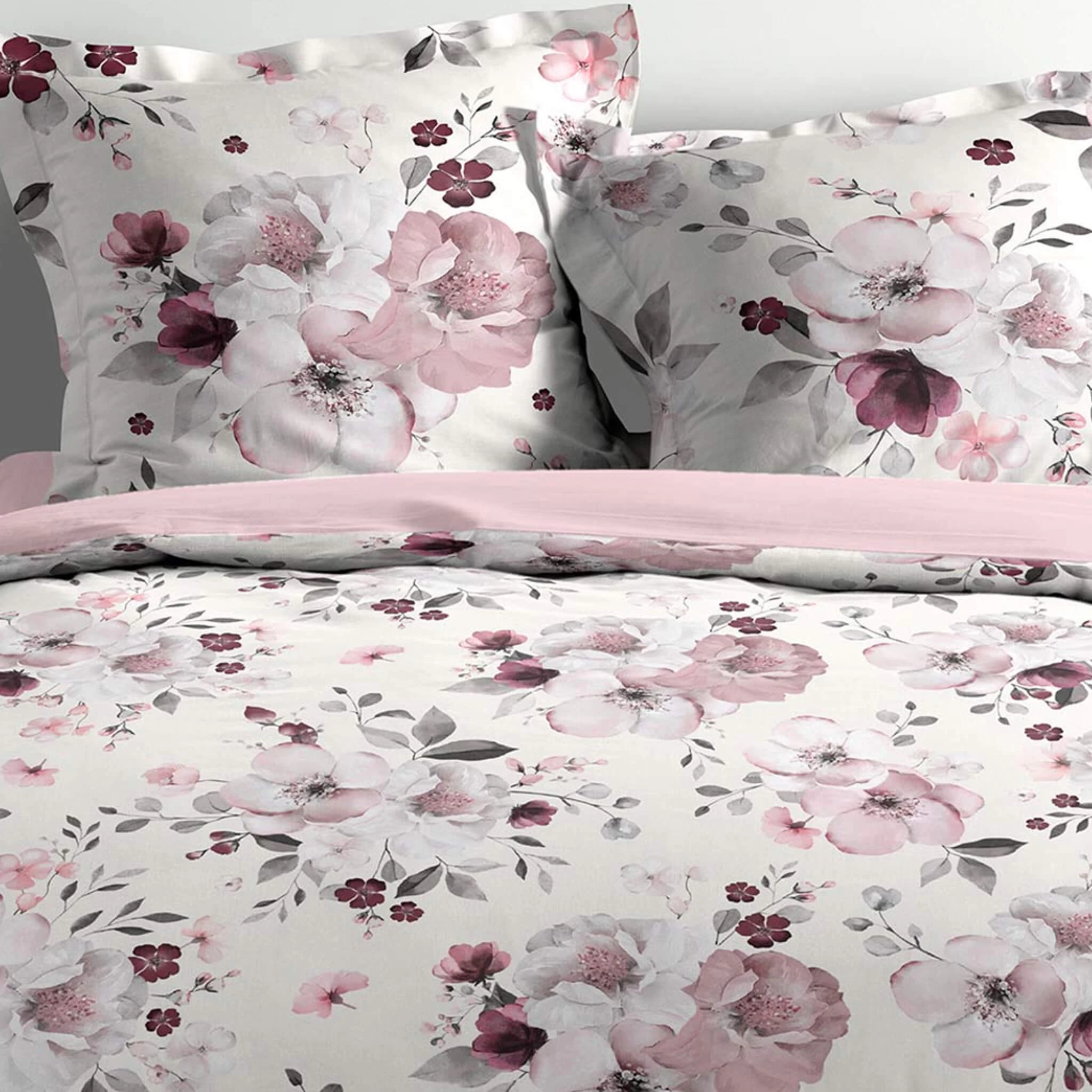 Parure De Lit Percale Velvet Flower Blanc – Image 2
