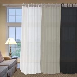 Voilage à Nouettes Panama 135x250