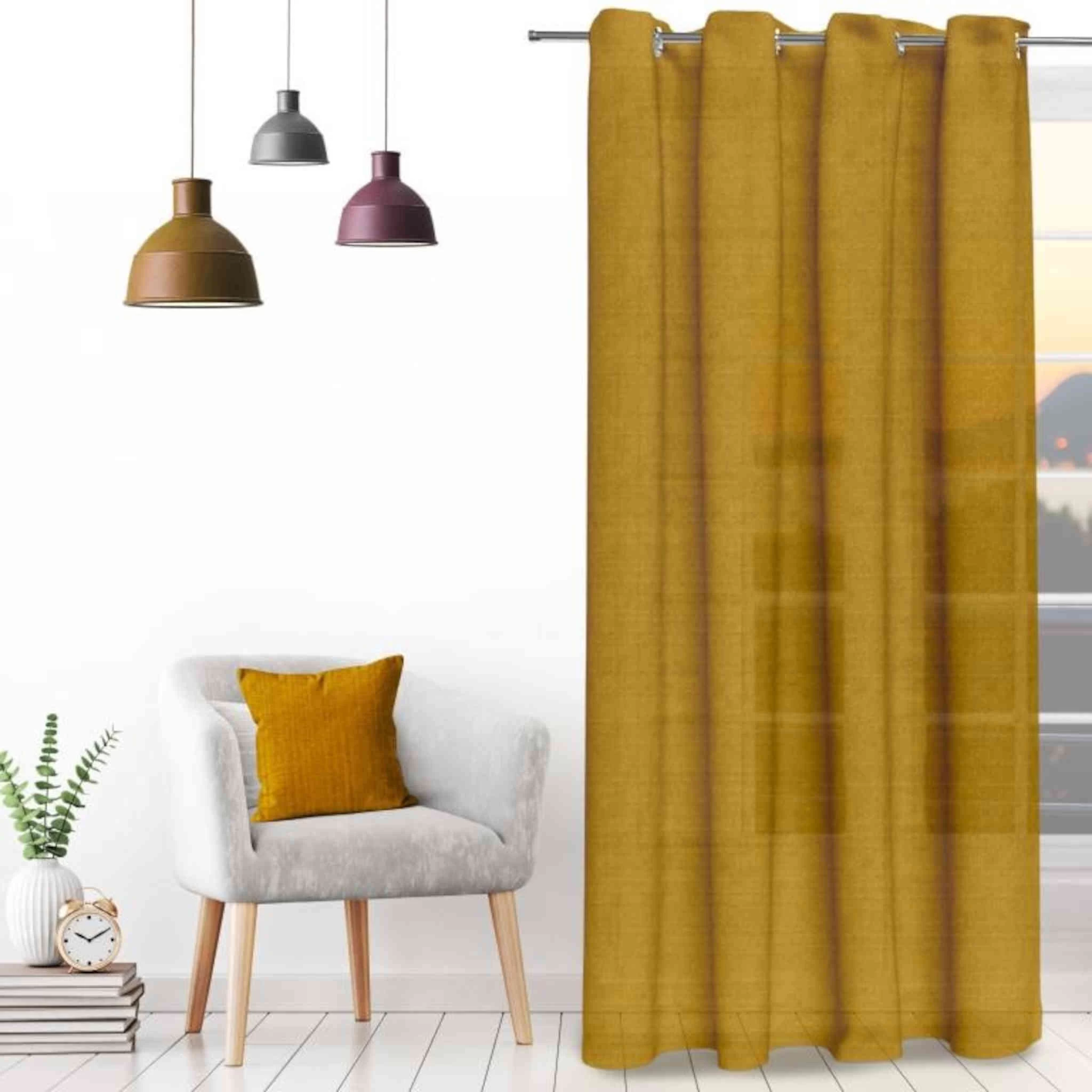 Voilage à œillets Velvet 135x250 Cm – Image 4