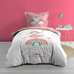 Parure De Lit Enfant Arc En Ciel 140x200