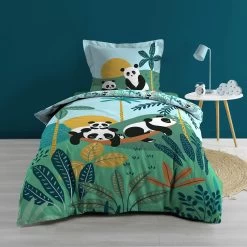 Parure De Lit Enfant Panda Life 140x200