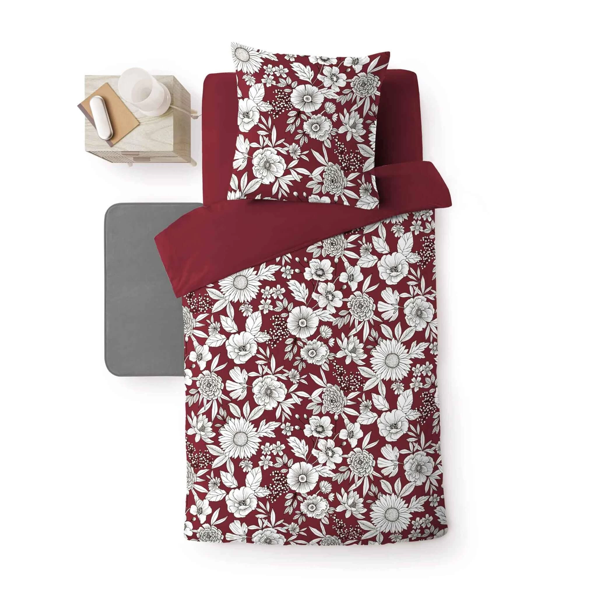 Parure De Lit Milady Bordeaux – Image 6