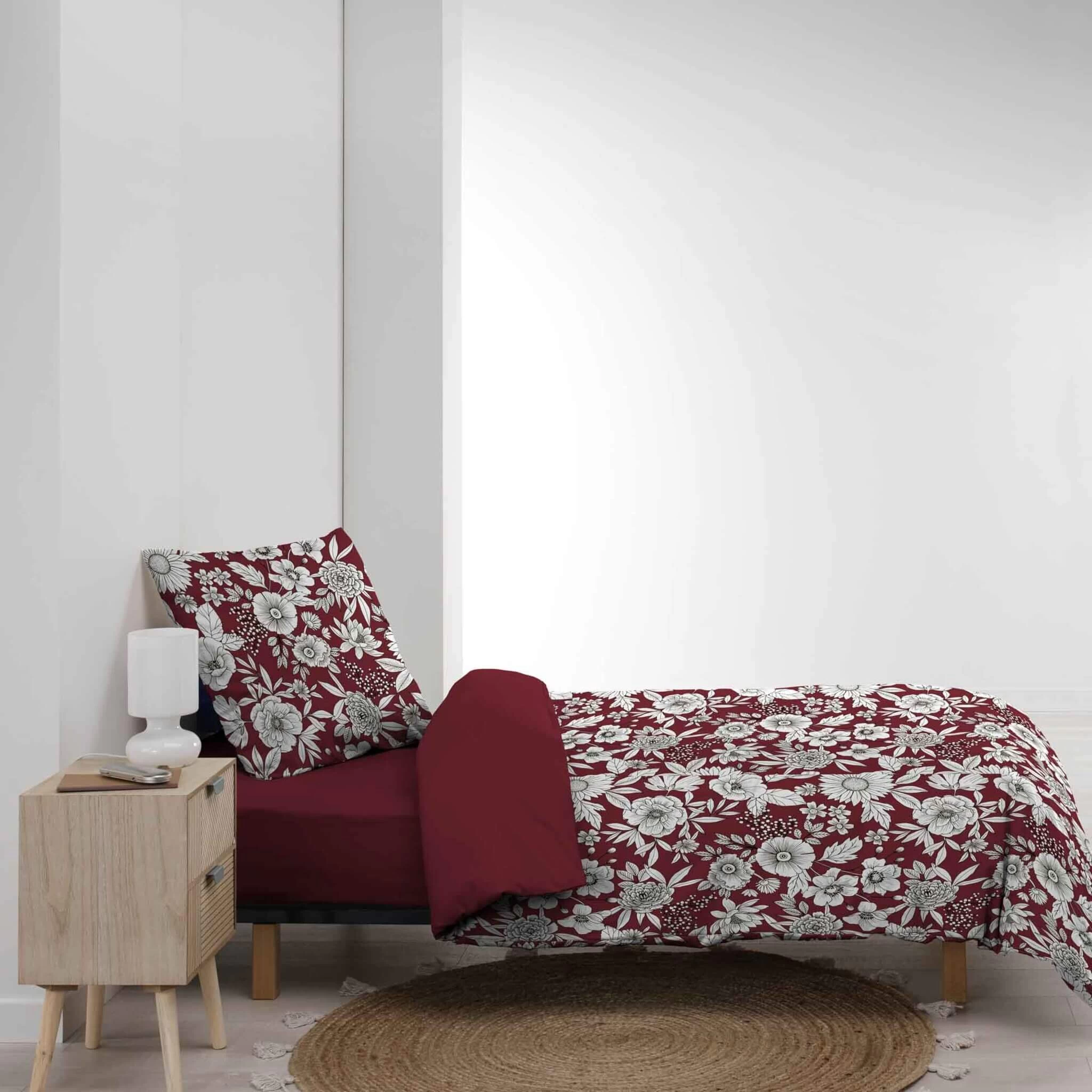 Parure De Lit Milady Bordeaux – Image 7