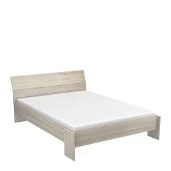 Lit 140x190/200 En Bois Chêne Shannon - LI158