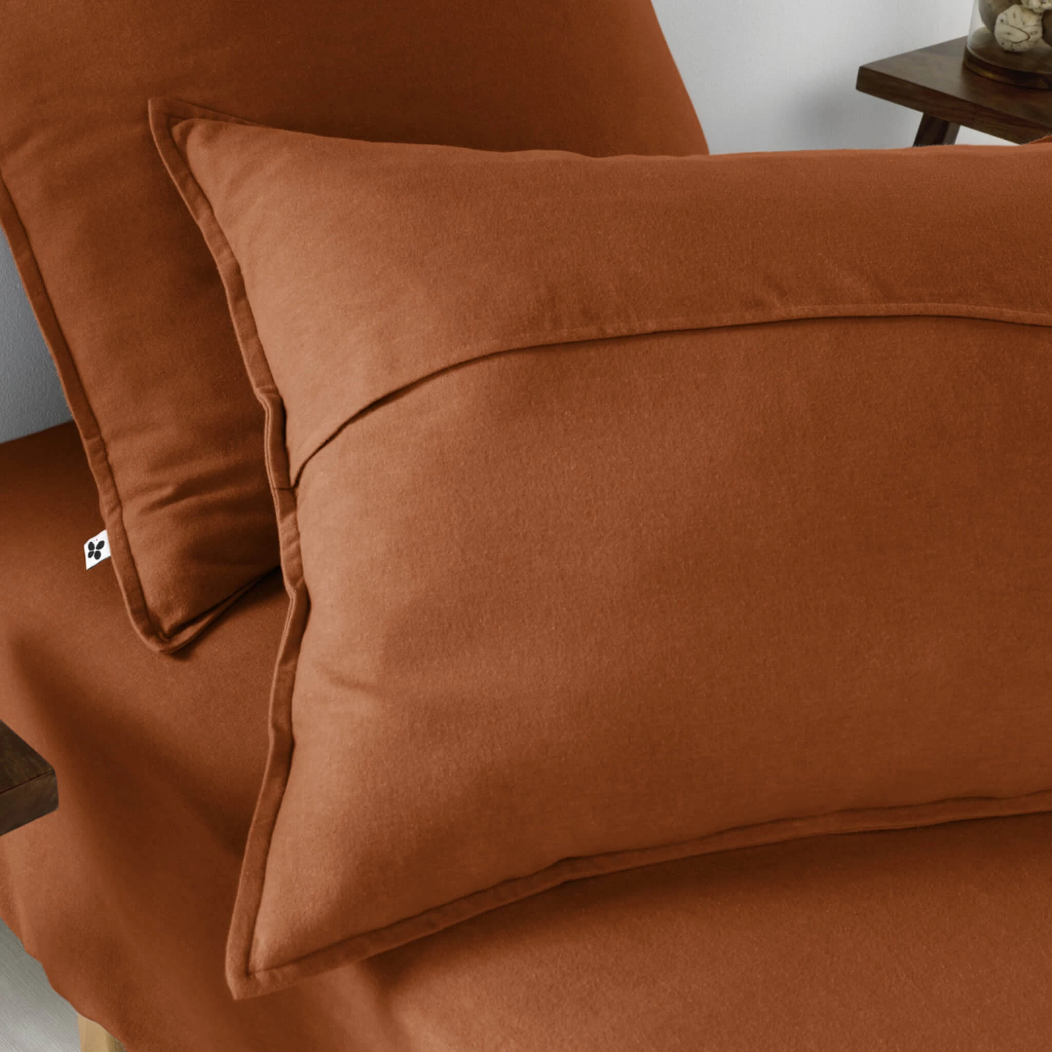 Parure De Lit Flanelle Orange – Image 5